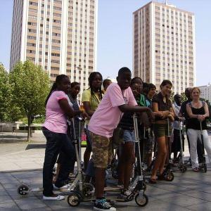 Belleville à trottinette !
